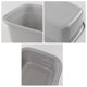thumbnail image 3 of Sandmovie Lavabo de plástico de 18 cuartos, lavabo de plástico poco profundo, 3 paquetes, gris, 3 of 5