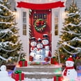 thumbnail image 6 of Cmunyle 3D Visual Christmas Door Curtain 90X180Cm 35X71 Inches Nylon Spandex Material For Door And Wall Decoration Holiday Use Easy Install And Festive D, 6 of 7