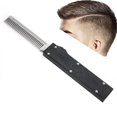 thumbnail image 4 of Spring Comb Pocket Comb Professional Stainless Steel For Home Use Oil Hair Combing Beard Combing, 4 of 8