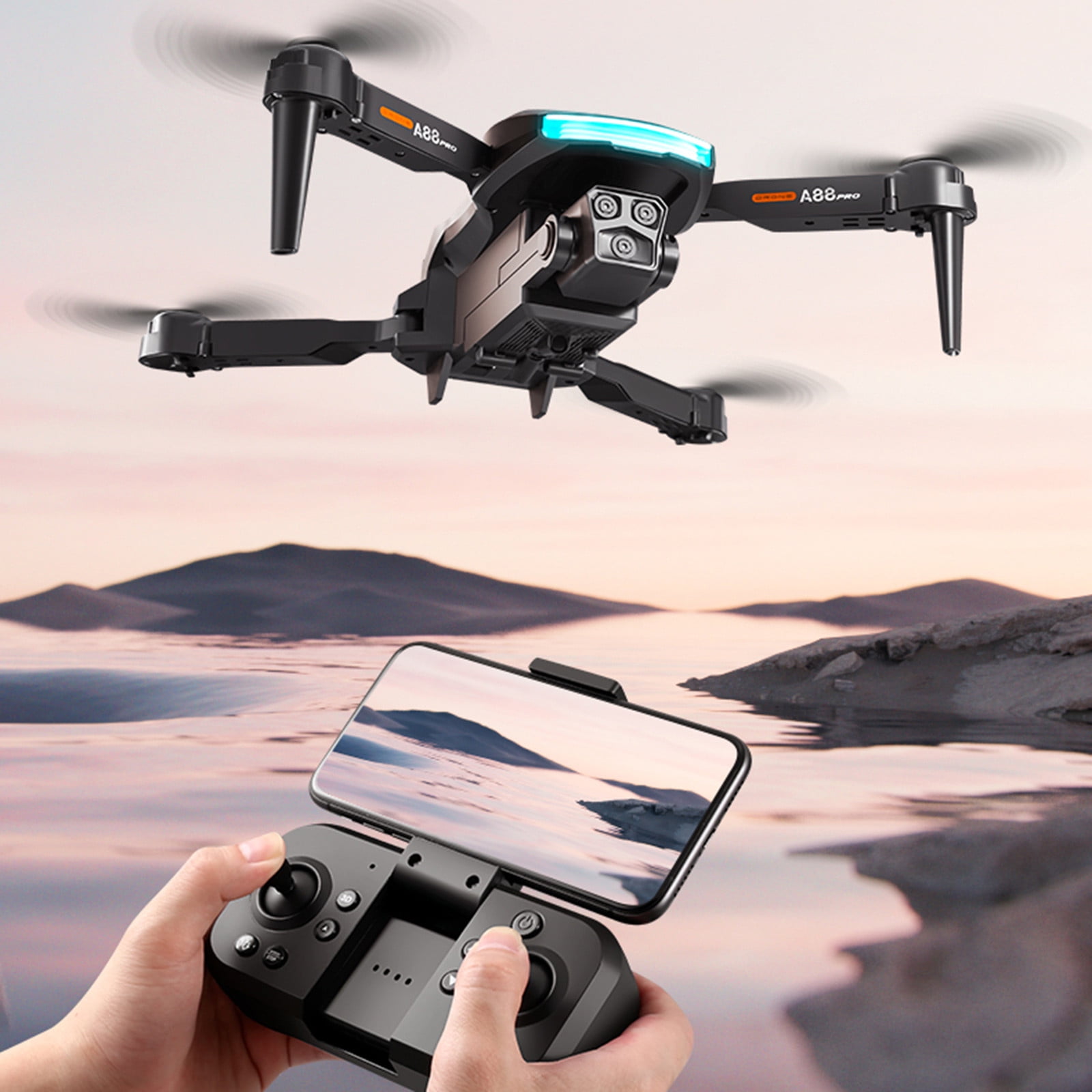 Drone with Camera for Beginners and Kids, 1080P HD FPV, Easy to Fly with Long Flight Time, 2 Batteries and Carrying Case