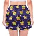 thumbnail image 3 of joogoo Women's Pajama Lounge Shorts Crown Pattern Bottoms Sleep Short M, 3 of 7