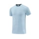 thumbnail image 3 of Ceisia Men's Slim Fit Short Sleeve Crew Neck Tee Solid Color Reflective Performance Sports Top Blue M Gifts, 3 of 6