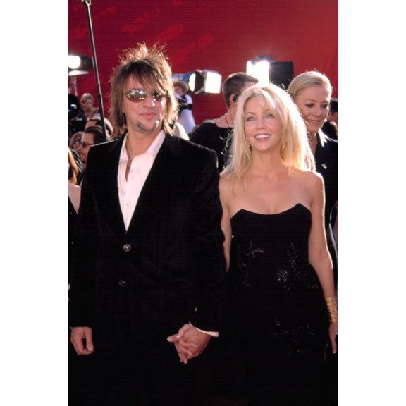 Heather Locklear And Richie Sambora At The Emmy Awards, 9222002, La, Ca, By Robert Hepler. Celebrity (8 x 10)