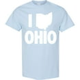thumbnail image 3 of Inktastic I Love Ohio with State Silhouette T-Shirt, 3 of 5