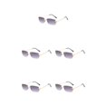 thumbnail image 1 of Baohd High Definition Metal Frame For Women Stylish And -proof Rectangle Women Rustproof Purple 5Set, 1 of 6