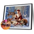 thumbnail image 3 of Papá Noel Linterna 5D Diamante DIY Pintura Craft Kit La Pared Del, 3 of 8