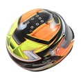 thumbnail image 4 of Zamp H753C2456 RZ-42Y Youth Helmet, Orange/Blue, 56, 4 of 15