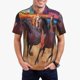 thumbnail image 1 of Fotbe a herd of horses Camiseta Polo de Golf para Hombre con Estampado – Camisa Deportiva Transpirable con Cuello Abotonado-3X-Large, 1 of 6
