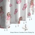 thumbnail image 6 of Fairy Princess Butterfly Pattern Shower Curtain 84"x72" ,Bathroom Decorative Shower Curtains Set with 12 Hooks,Modern Waterproof Washable Shower Curtain, 6 of 6