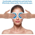 thumbnail image 3 of Paquete de 10 paquetes redondos de gel reutilizables con respaldo de tela, dientes de sabiduría, lactancia materna, reduce el dolor de los senos nasales, hinchazón o dolor, compresa fría compatible Afortunado Sencillez, 3 of 5