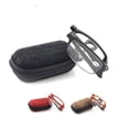 thumbnail image 3 of Gafas de lectura plegables con estuche, las lentes viejas no se deslizan hacia abajo, 3 of 4