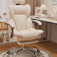 thumbnail image 3 of Eegonomic Comfortable Gaming Chair Leather Cute Study Designer White Bedroom Office Chair Gamer Silla De Escritorio Furniture My Lux Decor Round, 3 of 28