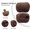 Khaki, variant on 1 Pair Car Headrest Maybach Design S Class Ultra Soft Pillow For Mercedes Benz