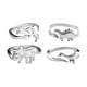 thumbnail image 2 of Anillos de aleación de dinosaurios Sunnimix 2x 4 piezas Punk para mujeres Hombres Niñas Amigos, 2 of 8