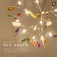 thumbnail image 4 of Agate chandelier living room bedroom dining room post-modern Nordic creative firefly lamp My Lux Decor Round, 4 of 15