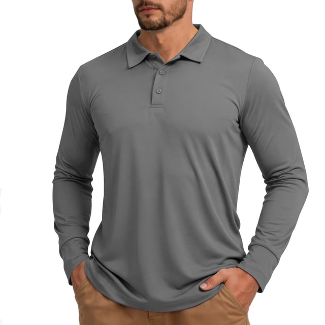 Sun Protection Shirt for Men, Long Sleeve Quick-Dry Protective Clothing for Outdoor Sports
