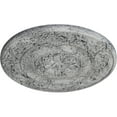 thumbnail image 3 of 47 5/8"OD x 2 3/4"P Milan Ceiling Medallion, Hand-Painted Ultra Pure White Crackle, 3 of 6
