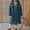 Navy, variant on Mwjwdo Girls Winter Long Coat Thick Warm Sherpa Teddy Jacket Casual Button Down Fleece Overcoat Faux Fur Outwear Army Green 140