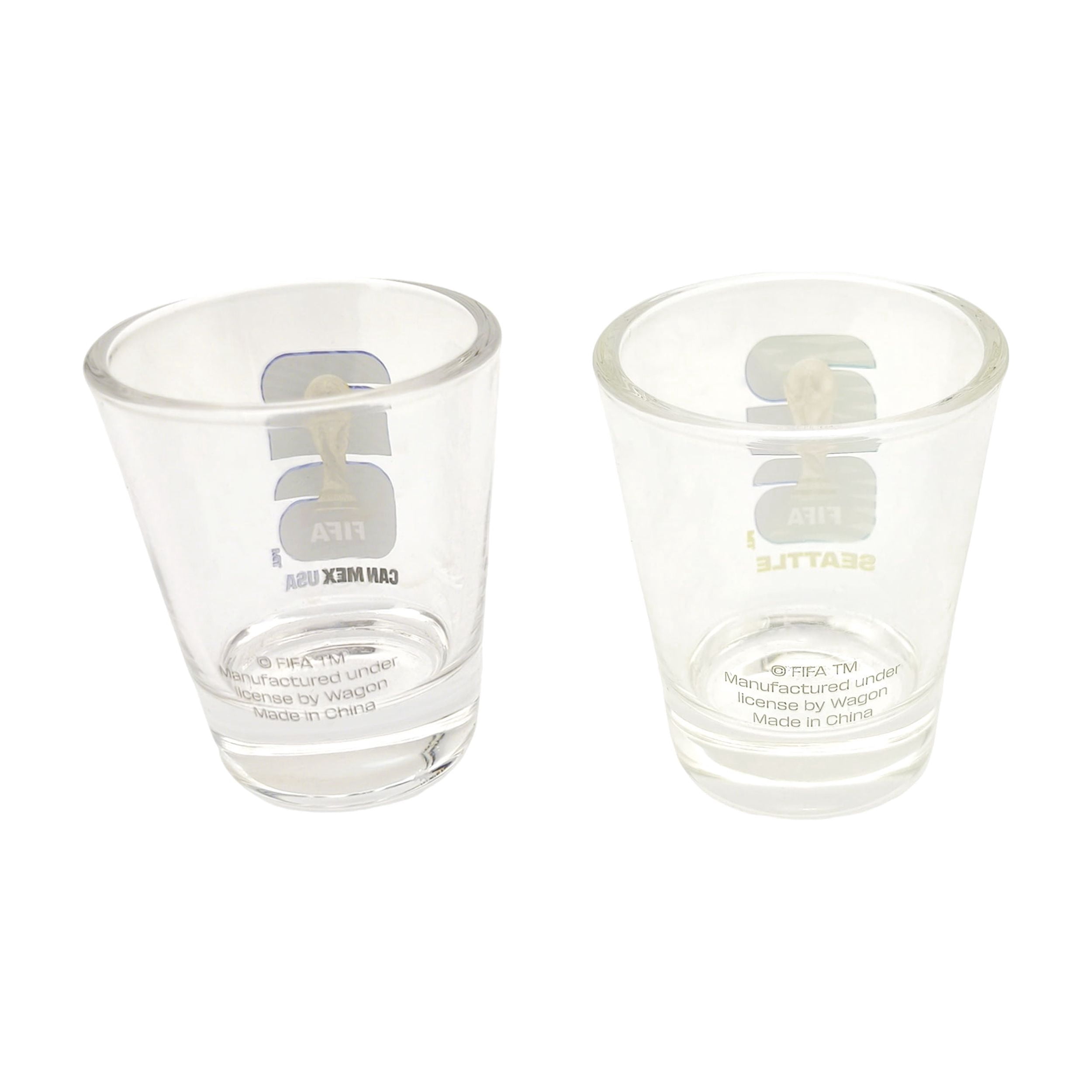FIFA World Cup 2026 Host City & Country Soccer Shot Glass Set - USA/Seattle