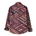 thumbnail image 4 of LYXSSBYX Mens Flannel Shirts Clearance Men's Printed Lapel Fashion Printed Shirt Jacket, 4 of 8