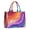 Colorful Tie Dye Pattern, variant on Colorful Tie Dye Pattern Large Tote Bag, Shopping Tote with Inner Pockets, Easy Clean for Holiday Birthday Gifts,15.7” X 5.1" X 13"