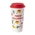 thumbnail image 2 of Ceramic Mug Santa Claus Handy Mug Cute Snowman Mug With Lid Large Capacity Mugs, 2 of 6