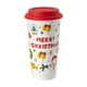 thumbnail image 2 of Xihbxyly Taza de Papá Noel, Taza de Café de Cerámica Portátil con Tapa, Decoración Navideña, Tamaño Compacto para Bebidas Frías y Calientes, Regalo Ideal para Familiares y Amigos, 9,5 X 9,5 X 18 Cm, 2 of 6