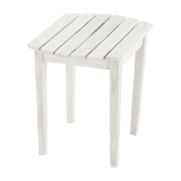 ERGODE Versatile Outdoor/Indoor Solid Wood Side Table with Ample Storage