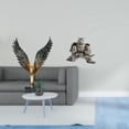 thumbnail image 2 of Estatua De Búho De Resina Con Alas Extendidas, Escultura De Feng Shui, Adorno Decorativo De Mesa, Figuras De Animales Modernas Para Sala De Estar, Oficina, Armario, Decoración, Mesita De Noche., 2 of 8