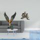 thumbnail image 2 of Estatua De Búho De Resina Con Alas Extendidas, Escultura De Feng Shui, Adorno Decorativo De Mesa, Figuras De Animales Modernas Para Sala De Estar, Oficina, Armario, Decoración, Mesita De Noche., 2 of 8