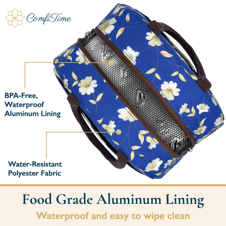 ComfiTime Lunch Bag - Insulated Lunch Box for Women, 8L or 14 Cans