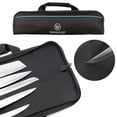 thumbnail image 3 of Estuche de transporte portátil para cuchillos , estuche para cuchillos, 5 ranuras para cuchillos, estuche para transporte de cubiertos para Azul Sunnimix  Bolsas para cuchillos, 3 of 7