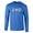 Royal White, variant on Zeta Phi Beta Embroidered Twill Letter Long Sleeve Tee White Large