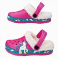 thumbnail image 3 of Cdudpw Kids Slippers for Boys and Girls – Cozy Slip-On Shoes with Faux Lining, Cushioned Memory Foam Comfort(W243-Red), 3 of 6