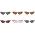 thumbnail image 7 of Bling Diamond Sunglasses Crystal Rhinestone Shades Retro Half Rim Women Cat Eye Sunglasses Eyewear, 7 of 7