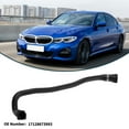 thumbnail image 3 of Manguera del radiador Unique Bargains Manguera de calefacción del radiador Manguera de salida del radiador para BMW 330i 2017-2018 No.17128673993 Tubo de refrigerante de goma Negro 1 Pc, 3 of 6