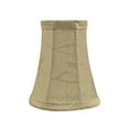 thumbnail image 2 of Aspen Creative 30242-9 Small Bell Shape Chandelier Clip-On Lamp Shade Set (9 Pack), Transitional Design in Oatmeal, 4" bottom width (2 1/2" x 4" x 5" ), 2 of 6