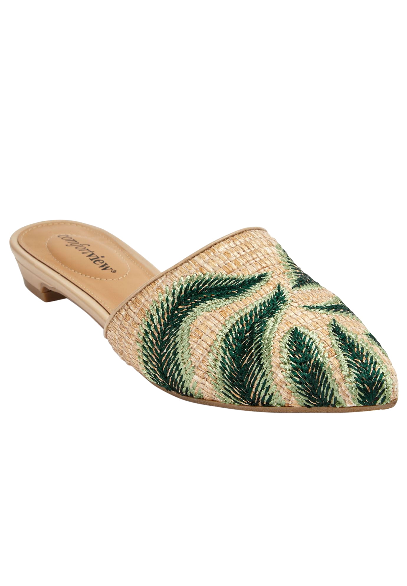 wide width mule slides