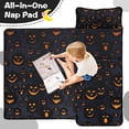 thumbnail image 4 of Dark Blue Halloween Pumpkin Faces Toddler Nap Mats for Kids Preschool,51"x22" Sleeping Mat Bag or Kids,Toddler Sleeping Bag,Toddler Nap Mat or Daycare, 4 of 6