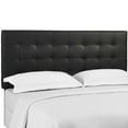 thumbnail image 2 of Modway Paisley Tufted Twin Upholstered Faux Leather Headboard in Black, 2 of 8