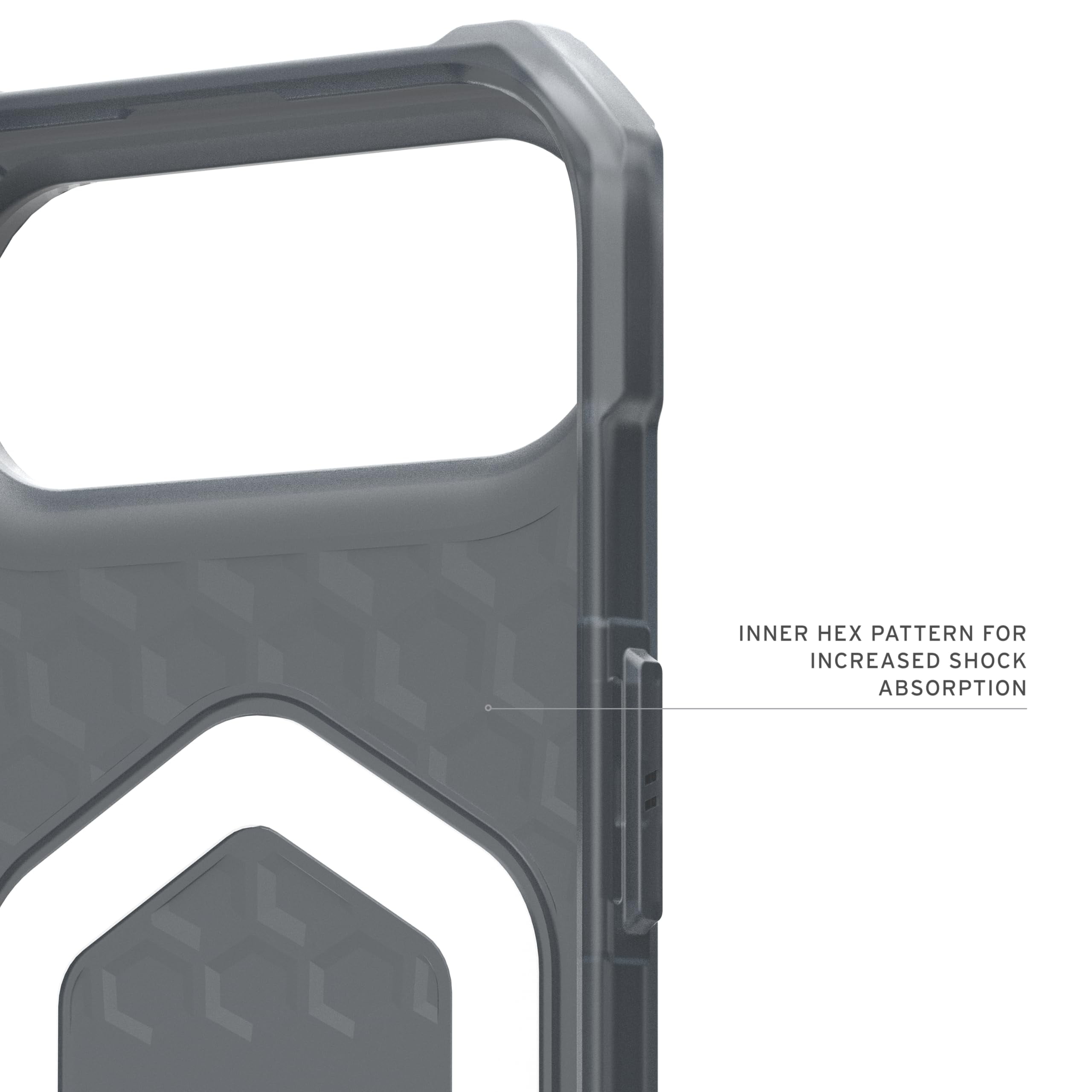 UAG iPhone Air Case Essential Armor - Compatible with MagSafe Translucent Military Grade Protective Cover, Ash