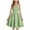Breathable girls summer dress-Green, variant on Baby Girls Casual Dresses KkSLirnhs Children's Summer Solid Color Casual Sleeveless Round-Neck Dress for Kids 10-11 Years White