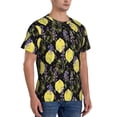thumbnail image 5 of Rocae Lavender Flowers for Men's Moisture-Wicking Crew Tee - T-Shirt for Sports, Outdoor Activities, and Casual WearMedium, 5 of 9