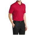 thumbnail image 2 of Yellow Rooster Mens Short Sleeve Rapid Dry Mesh Polo Engine Red XL, 2 of 4