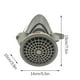 thumbnail image 3 of Máscara de gas con filtro autocebante | Respirador de silicona para químicos y pintura, ideal para trabajos de pintura en aerosol, soldadura y trabajos industriales | Protección antigas y antipolvo, 3 of 9