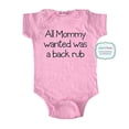 thumbnail image 4 of All mommy wanted was a back rub - cute & funny baby one piece bodysuit - Great Baby Shower gift, 4 of 4