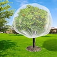 thumbnail image 4 of 3 PCs 4.9x3.2ft Reusable Garden Netting Cover, Fruit Tree Netting with Zipper & Drawstring, Blueberry Tomato Plant Protection Net, Bird & Insect Barrier for Vegetables, Fruits, Flowers, 4 of 6