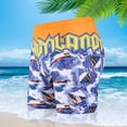 thumbnail image 2 of Pimfylm Boys Bathing Suits Trunks Swimsuit Set Student Conservative Swim Trunks Patchwork Childrens Swimsuit For Medium Large Children Boys Swim Trunks Size for 3-4 Years,Orange, 2 of 6