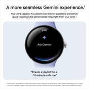 Google Pixel Watch 4 (41mm) - Android Smartwatch with Domed Display, Comprehensive Health and Fitness Tracking, and Help from Gemini - Champagne Gold Aluminum Case - Lemongrass Active Band - LTE