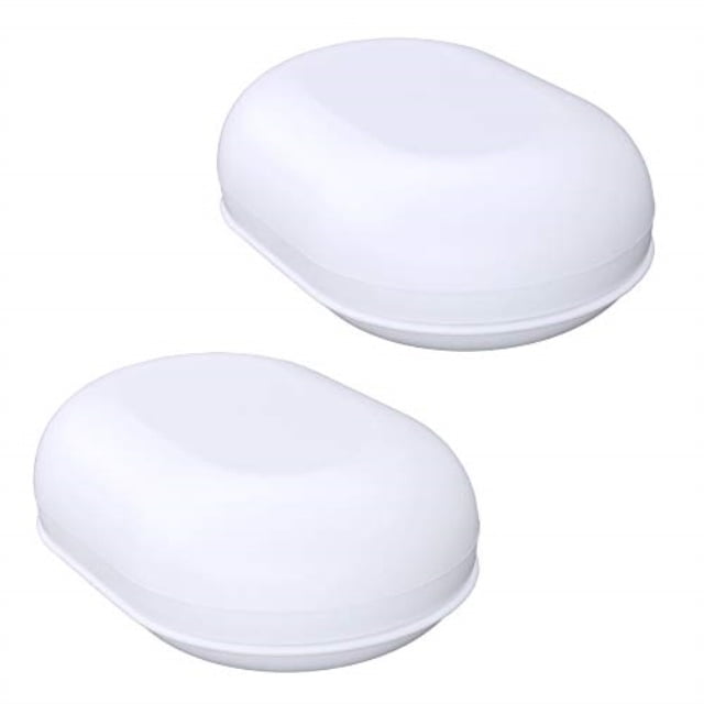 bligli soap dish, soap case with lid,soap bar holder for shower, bathroom and kitchen sinks, 2
